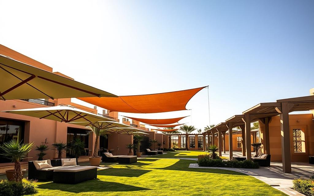 فنى تركيب مظلات جازان