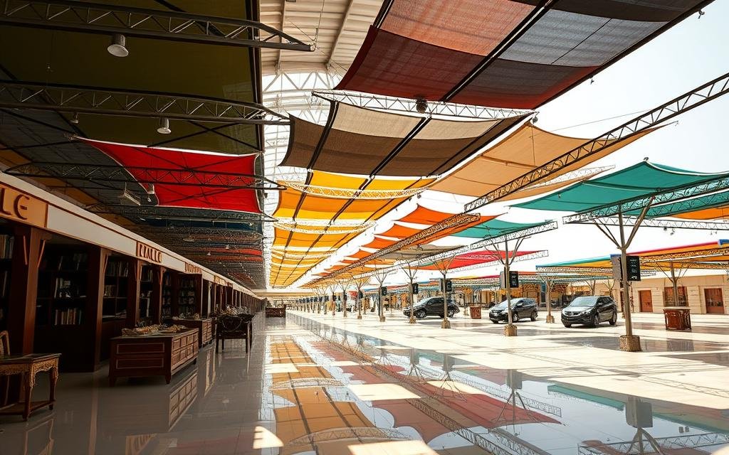 فنى تركيب مظلات جازان