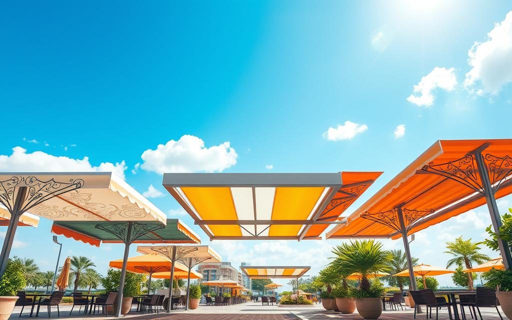 مظلات وسواتر وهناجر جازان