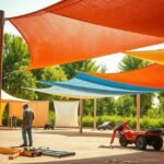 مظلات سيارات وسواتر جازان