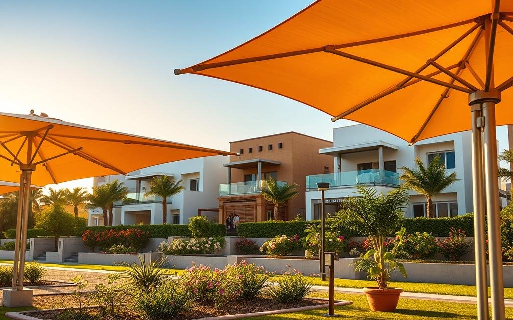 مظلات سواتر ابو العرج بجازان